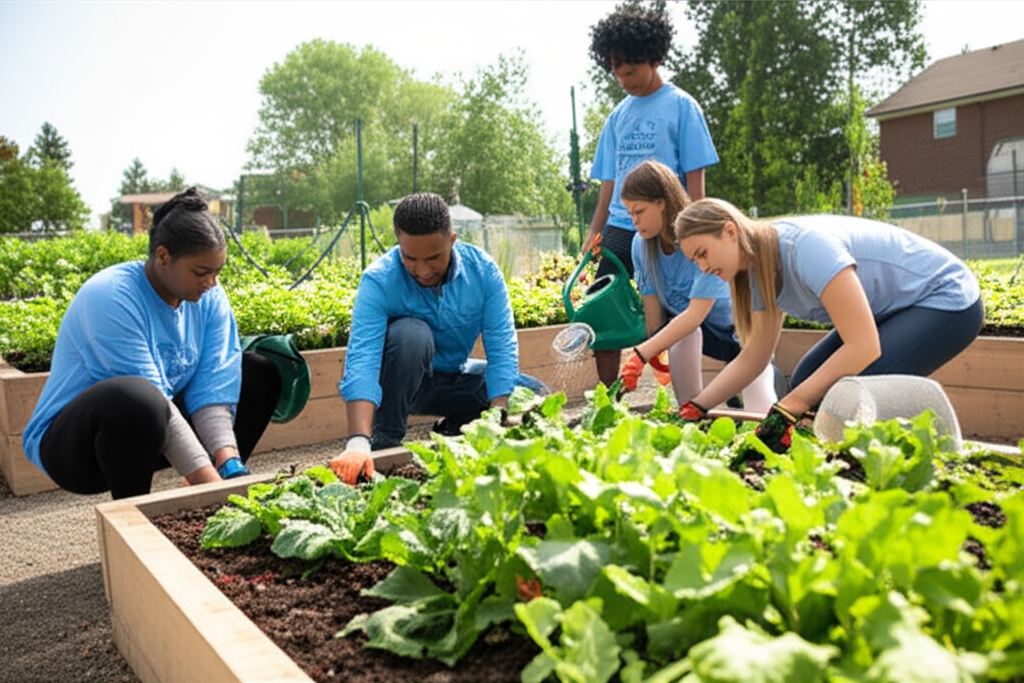Students Volunteer 500 Hours for Community Service